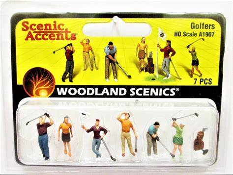 Woodland Scenics / Golfers / HO Scale