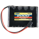 NiMH 6.0V 2000mAh AA Flat Receiver Universal Plug - 605482187517