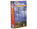 Atlas / Telephone Poles (12)pcs / HO Scale