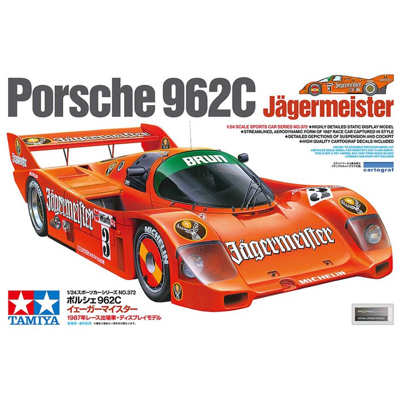 1/24 Porsche 962C Jägermeister Model Kit