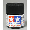 Tamiya | Acrylic X18 Semi-Gloss, Black 23ml
