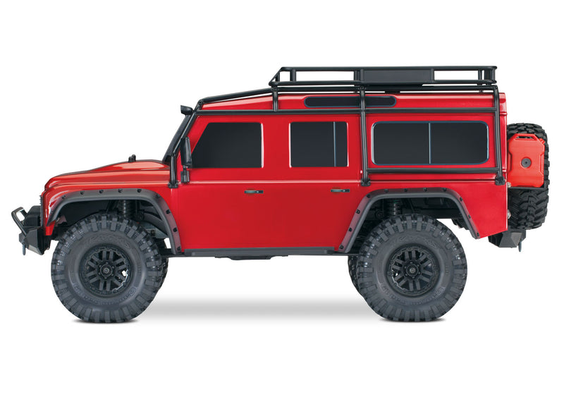 Traxxas TRX-4® Scale and Trail™ Crawler with Land Rover® Defender® (Red)