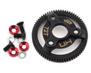 Hardened Steel Spur Gear (72t 48p)(Red): Traxxas - 083745763119