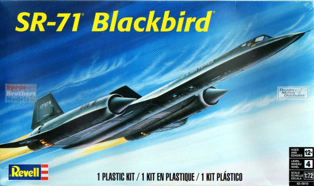 1/72 SR71A Blackbird - 076513058104