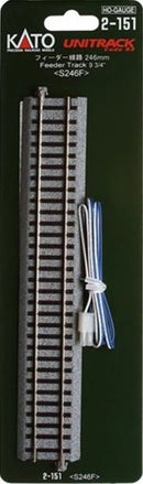 KATO / HO 246mm 9-3/4" Straight Feeder Track