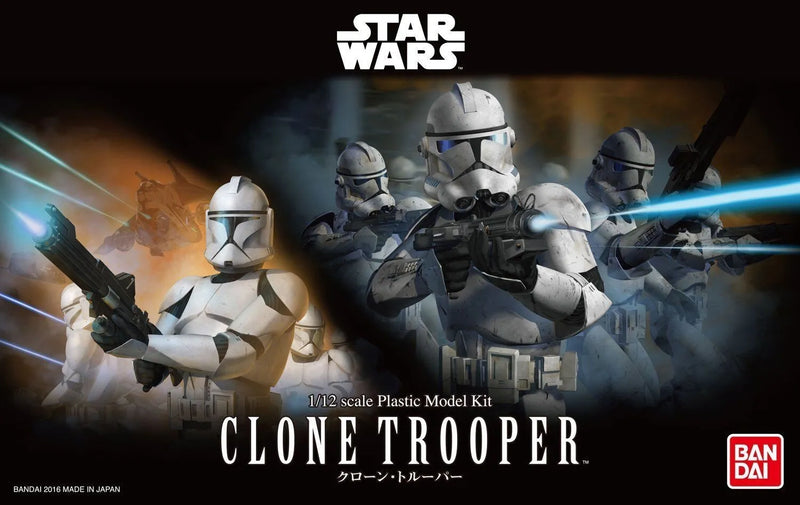 Bandai Star Wars 1/12 Scale Clone Trooper Phase I/ II Model Kit