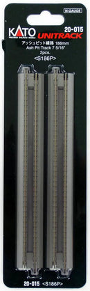 KATO / 186mm 7-5/16" Straight Ash Pit (2) / N Scale