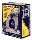 Woodland Scenics / Single Tunnel Portal, Cut Stone / N Scale