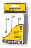 Woodland Scenics / Arched Cast Iron Street Lights / N Scale