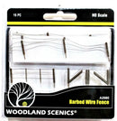 Woodland Scenics / Barbed Wire Fence / HO Scale