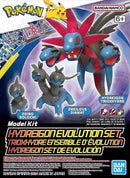 BAN2730251 HYDREIGON EVOLUTION SET "POKEMON", BANDAI HOBBY POKEMON MODEL KIT