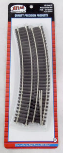 Atlas / HO Code 83 Nickel Silver Rail 15" Radius Curve (6)