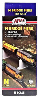 Atlas / N Bridge Piers (3) / N Scale
