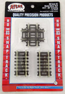 Atlas / HO Code 83 Nickel Silver Rail 90-Degree Crossing