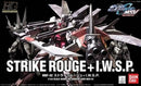 HG Strike Rouge + I.W.S.P "Mobile Suit Gundam SEED" 1/144, Bandai This is a High Grade plastic model of the mobile suit variation Strike Rouge + I.W.S.P designed by Kunio Okawara, the mecha designer of Mobile Suit Gundam SEED.