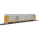 89' Thrall Bi-Level Auto Carrier - Ready to Run - Canadian National / GTW Rack / TTGX Flatcar
