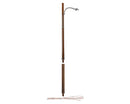 Woodland Scenics / Street Lights, Wooden Pole (2)pcs / O Scale