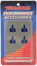 Traxxas - Shock caps, aluminum (blue-anodized) (4) (fits all Ultra Shocks)
