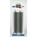 Bachmann / Straight Track w/Nickel Silver Rail & Gray Roadbed - E-Z Track(R) 9" 22.9cm pkg(4) / HO Scale