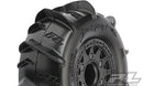 Dumont Paddle SC 2.2"/3.0" Sand/Snow Tires Mounted for Slash 2wd & Slash 4x4 Front or Rear, Mounted on Raid Black 6x30 Removable 12mm Hex Wheels