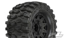 Hyrax 2.8" All Terrain Tires Mounted for Stampede 2wd & 4wd Front and Rear, Mounted on Raid Black 6x30 Removable 12mm Hex Wheels