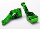 Carriers stub axle green-anodized 6061-T6 aluminum rear 2