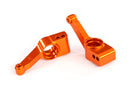 Carriers stub axle orange-anodized 6061-T6 aluminum rear 2