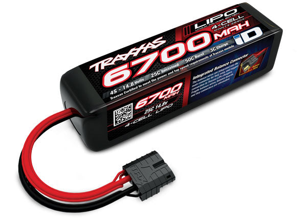 6700mAh 148v 4-Cell 25C LiPo Battery