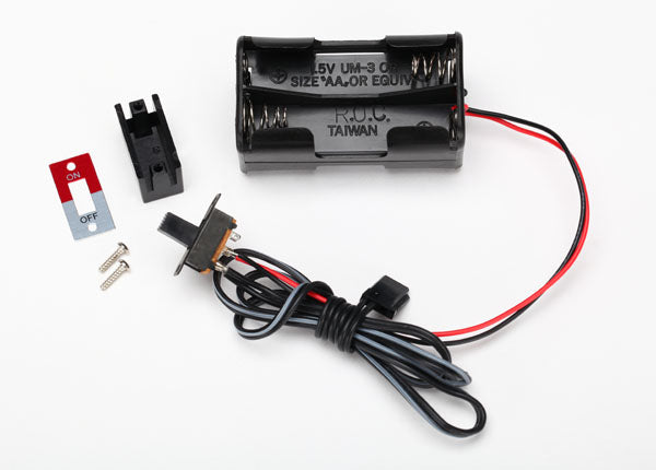 Battery holder 4-cell on-off switch