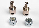 Rod guides 2 3mm nylon locknuts 2