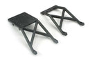 Skid plates front & rear black
