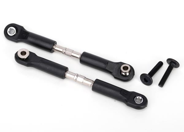 Turnbuckles camber link 39mm 69mm center to center assembled with rod ends and hollow balls 1 left 1 right