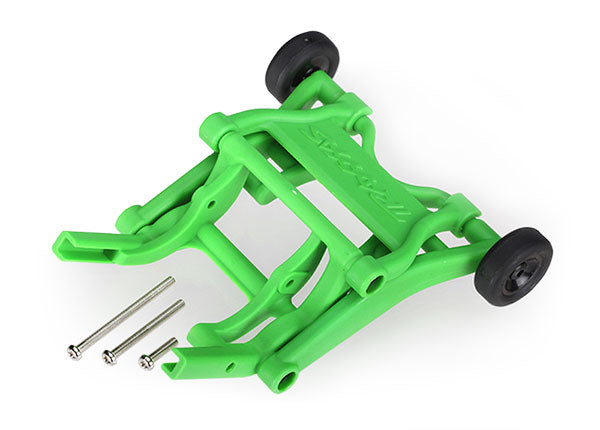 Wheelie bar assembled green fits Slash Bandit Rustler  Stampede  series