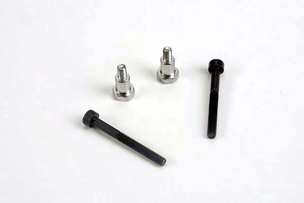 Shoulder screws steering bellcranks 3x30mm cap-head machine 2 draglink shoulder screws chrome 2