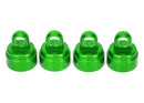 Shock caps aluminum green-anodized 4 fits all Ultra Shocks
