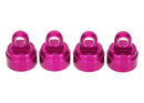 Shock caps aluminum pink-anodized 4 fits all Ultra Shocks