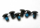 Screws 4x6mm button-head machine hex drive with threadlock 6