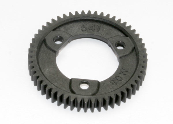 Spur gear 54-tooth 08 metric pitch compatible with 32-pitch requires