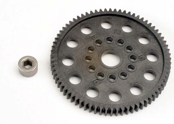 Spur gear 72-Tooth 32-pitch wbushing