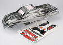 Body T-Maxx  ProGraphix  long wheease replacement for painted body Graphics are painted requires paint and final color application window grille lights decal sheet