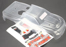 Body T-Maxx  long wheease clear requires painting window lights decal sheet