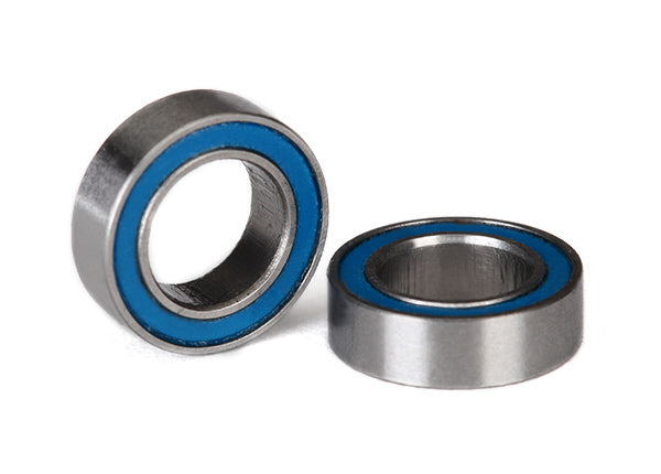 Ball bearings blue rubber sealed 6x10x3mm 2