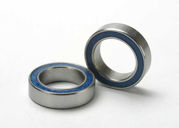 Ball bearings blue rubber sealed 10x15x4mm 2