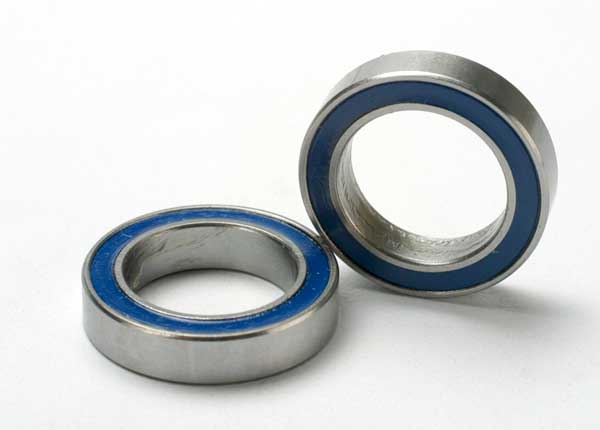 Ball bearings blue rubber sealed 12x18x4mm 2