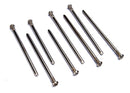 Suspension screw pin set hardened steel hex drive
