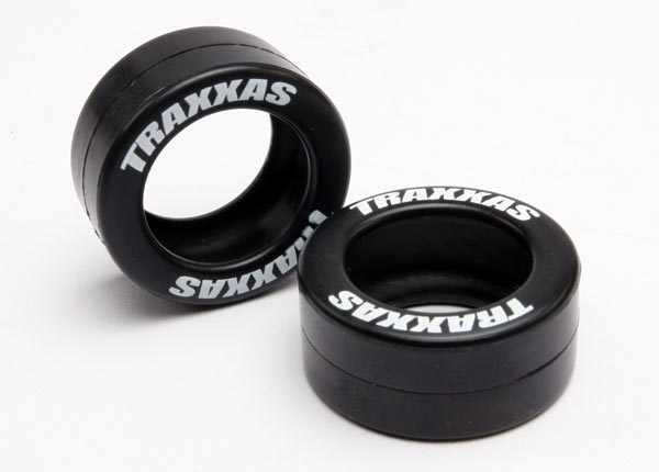 Tires rubber 2 fits Traxxas  wheelie bar wheels