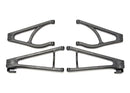 Suspension arm set adjustable wheease lengthens wheease 10mm or 19mm suspension arm upper 2 suspension arm lower 2 bumper mount spacers 2 4x16BCS 2