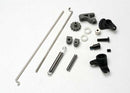 Linkage set throttle & brake Revo Slayer includes servo horns rod guides brake spring brake adjustment dial brake lever rods wires bellcrank throttle return spring hardware