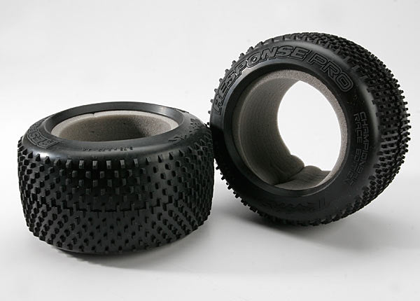 Tires Response Pro 38 soft-compound narrow profile short knobby design foam inserts 2
