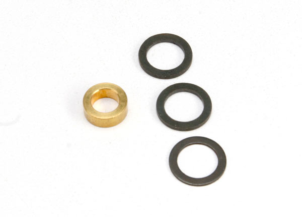 Washer 7x10x10 2 7x10x05 1 black steel shims for flywheel spacing washer 5x828 brass 1 shim for clutch bell spacing for Revo Big Block Kit